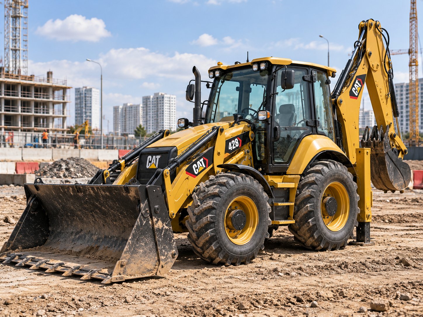 Экскаватор-погрузчик Caterpillar 428