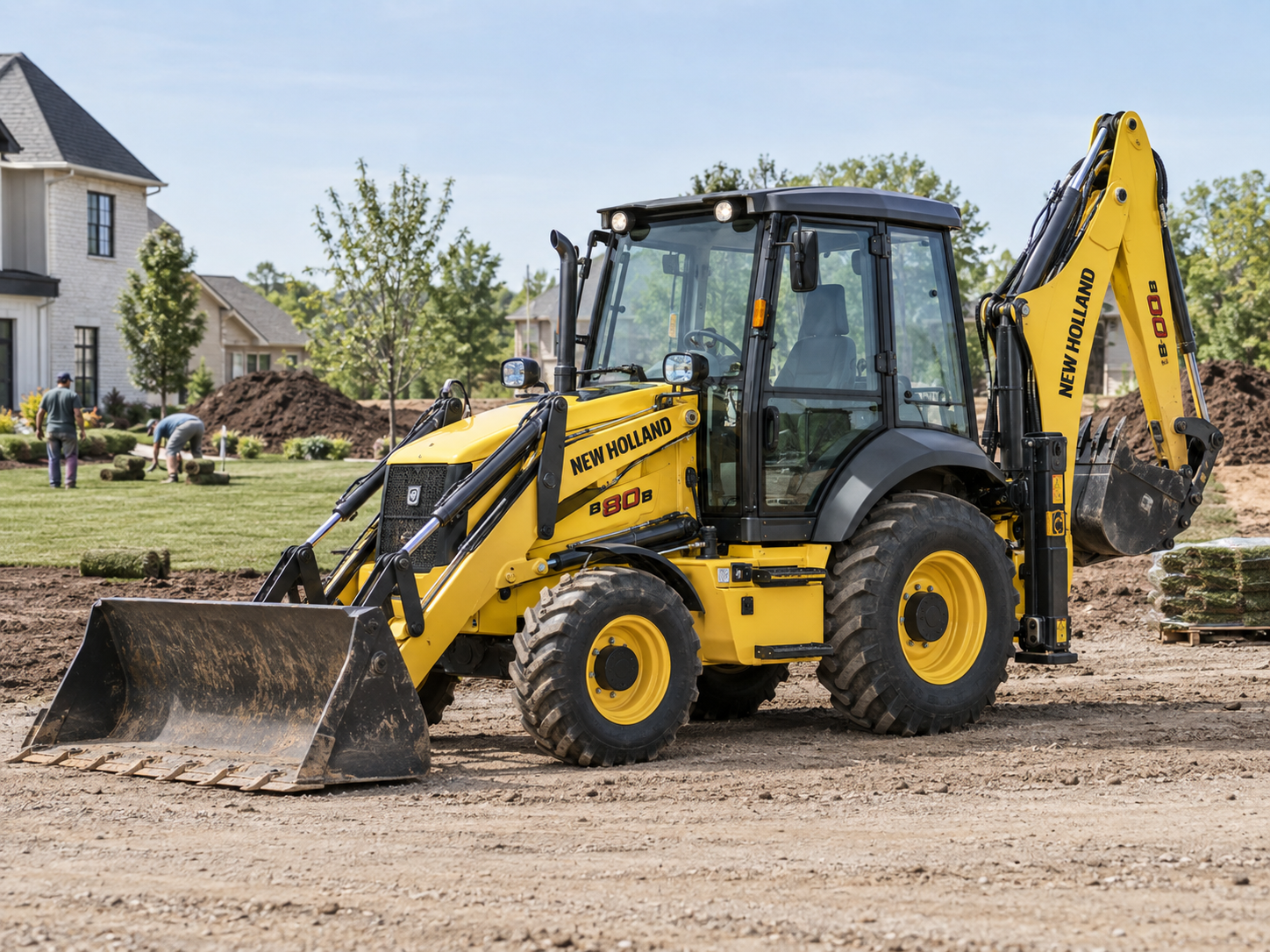 Экскаватор-погрузчик New Holland B80B