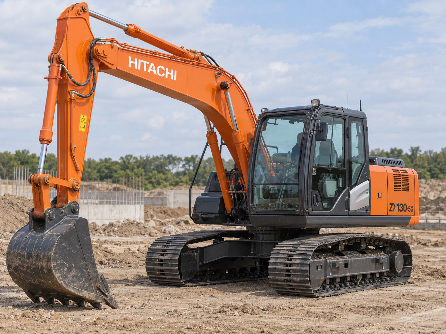 Гусеничный экскаватор Hitachi ZX130-5G