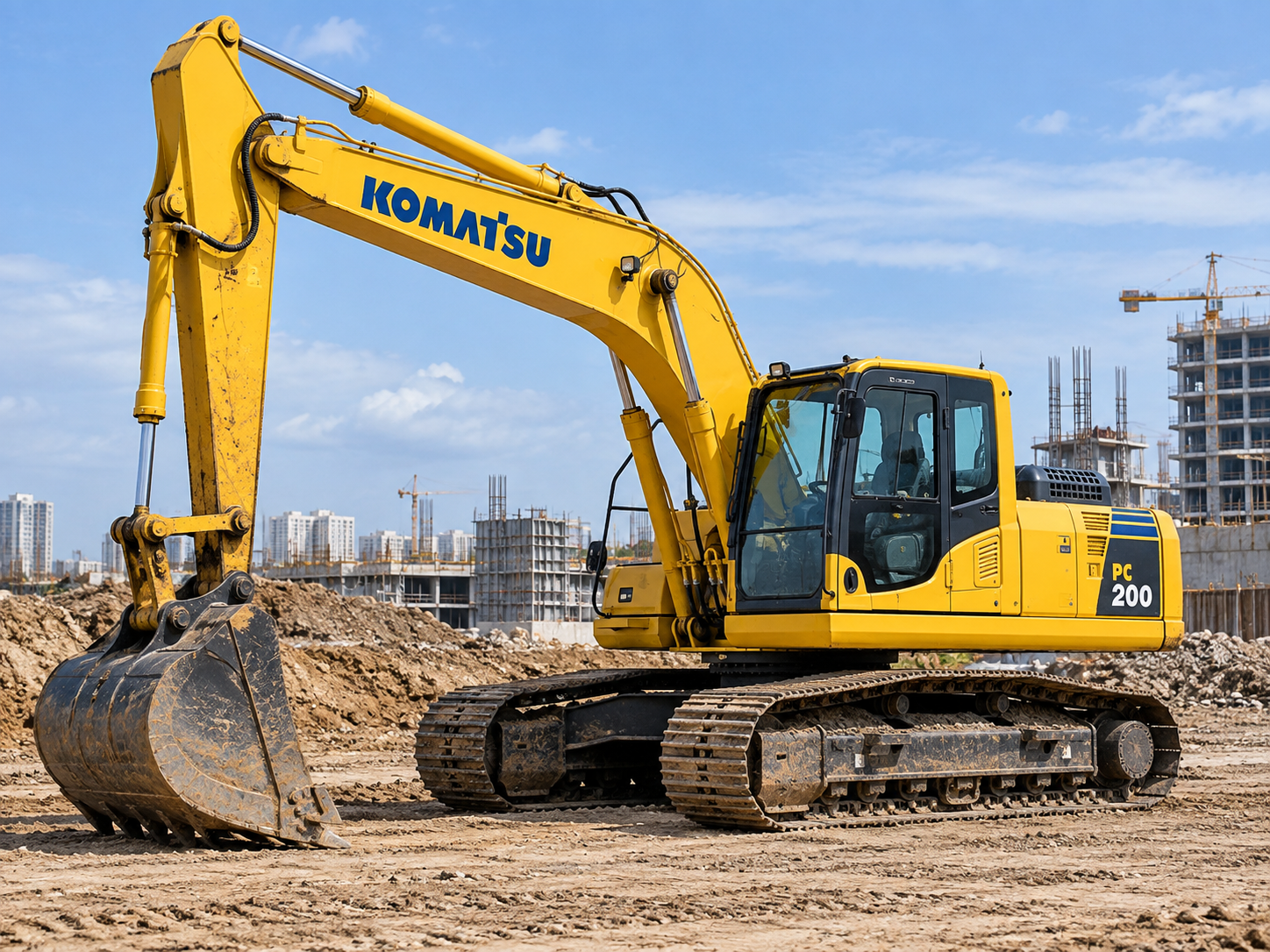Гусеничный экскаватор Komatsu PC200