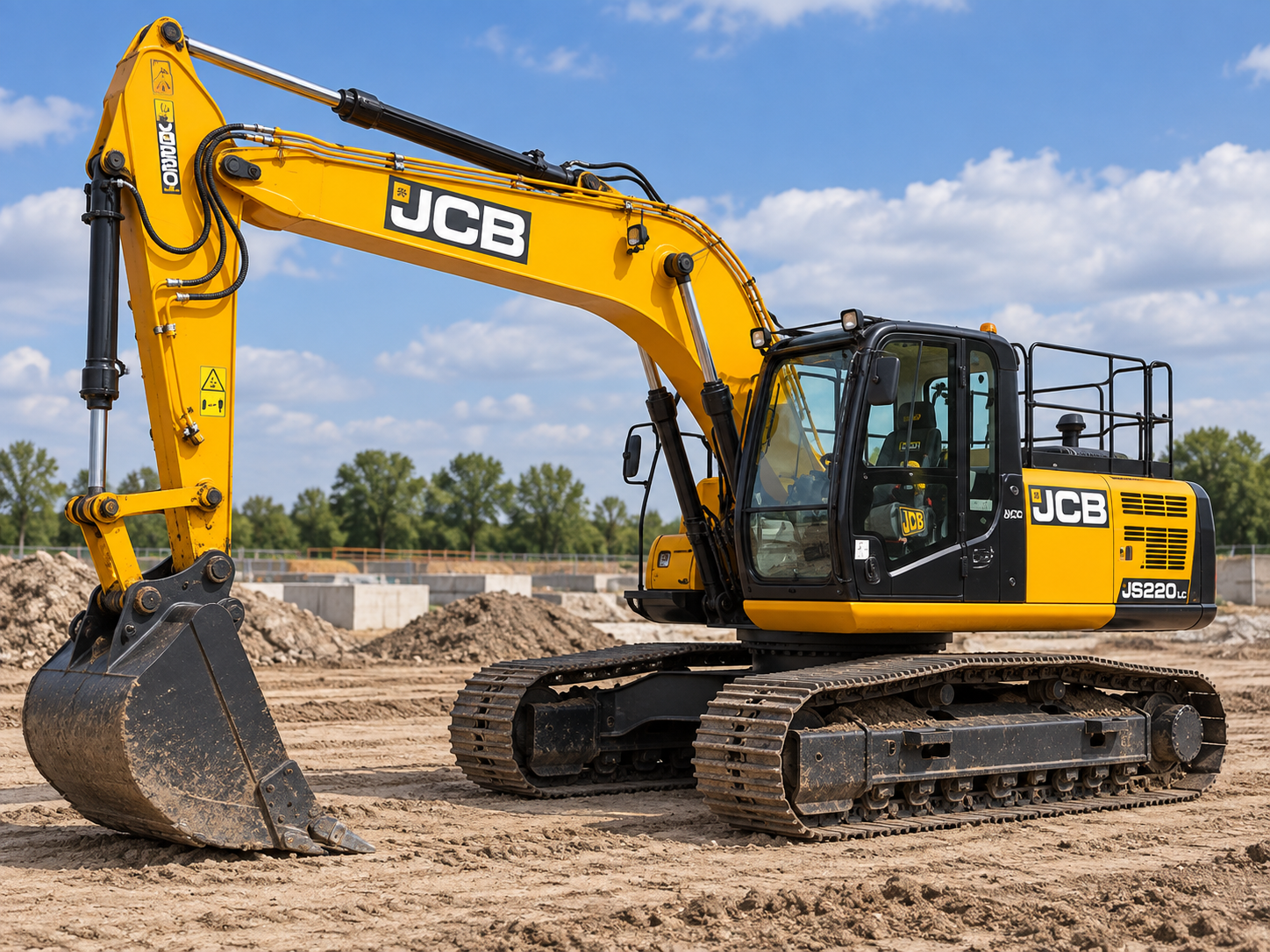 Гусеничный экскаватор JCB JS220 LC