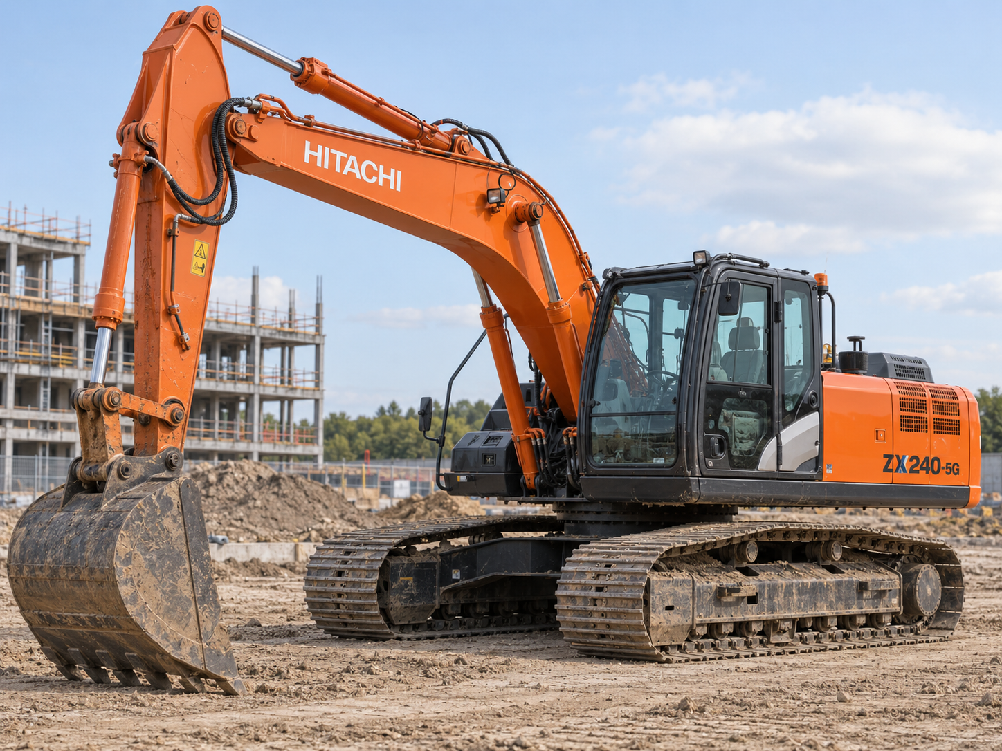Гусеничный экскаватор Hitachi ZX240-5G