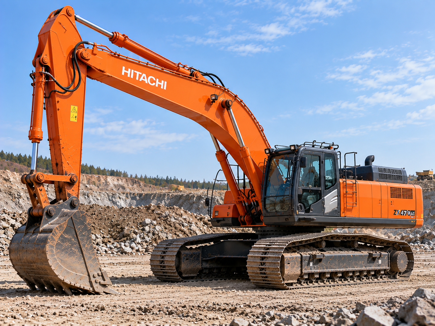 Гусеничный экскаватор Hitachi ZX470-5G