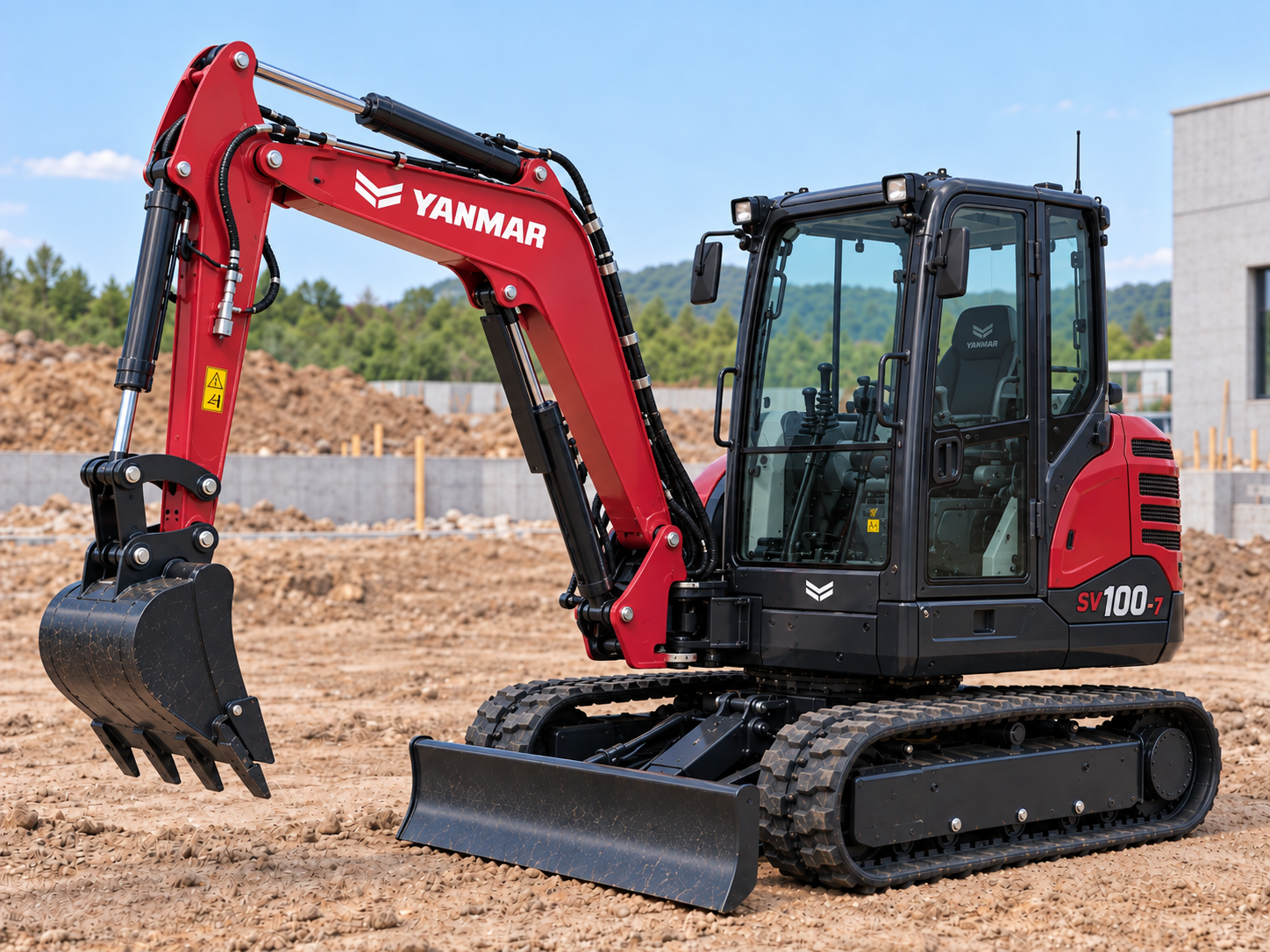Мини-экскаватор Yanmar SV100-7
